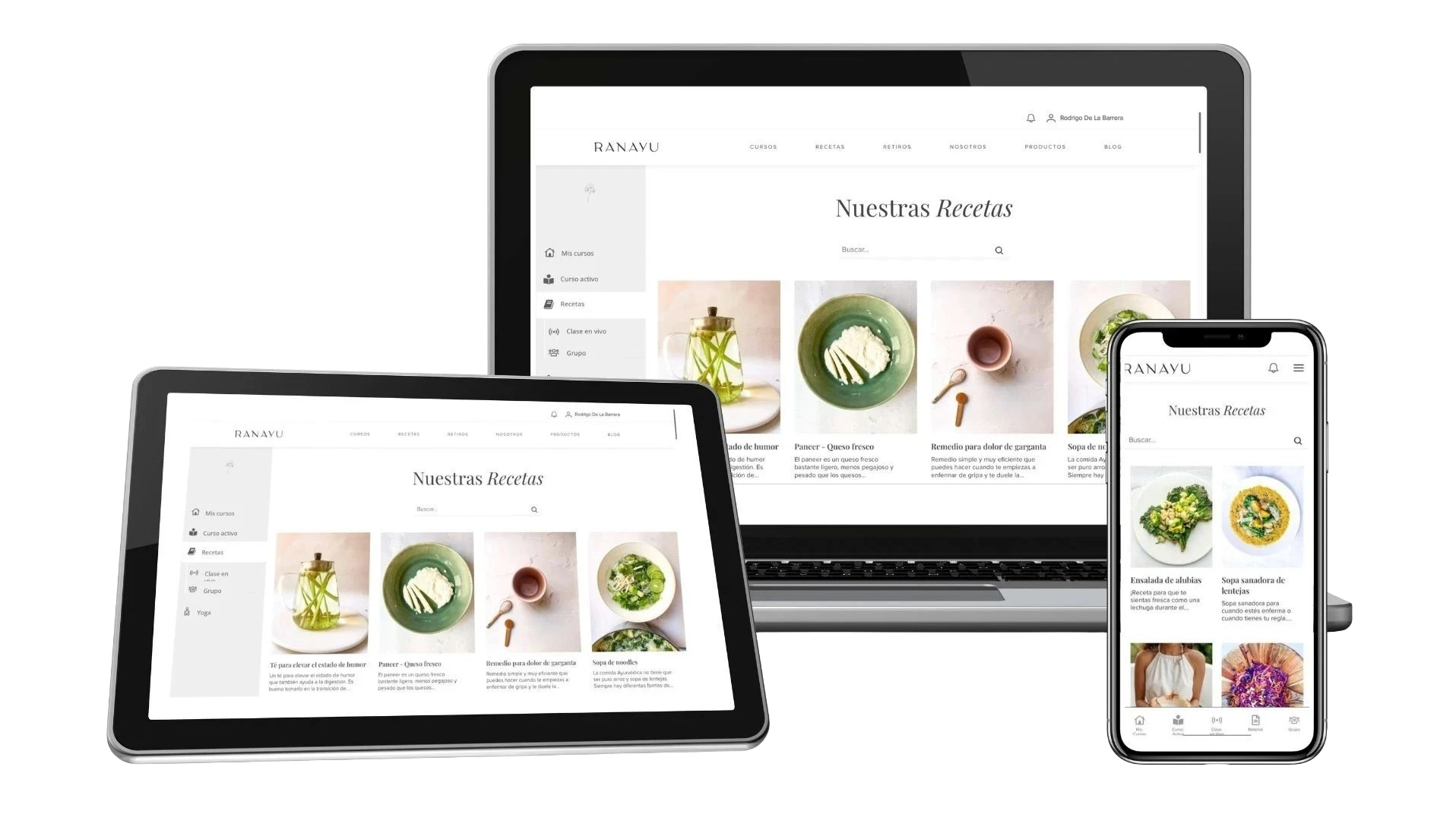 App en múltiples dispositivos